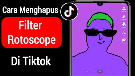 Tampilan Filter Rotoscope di TikTok